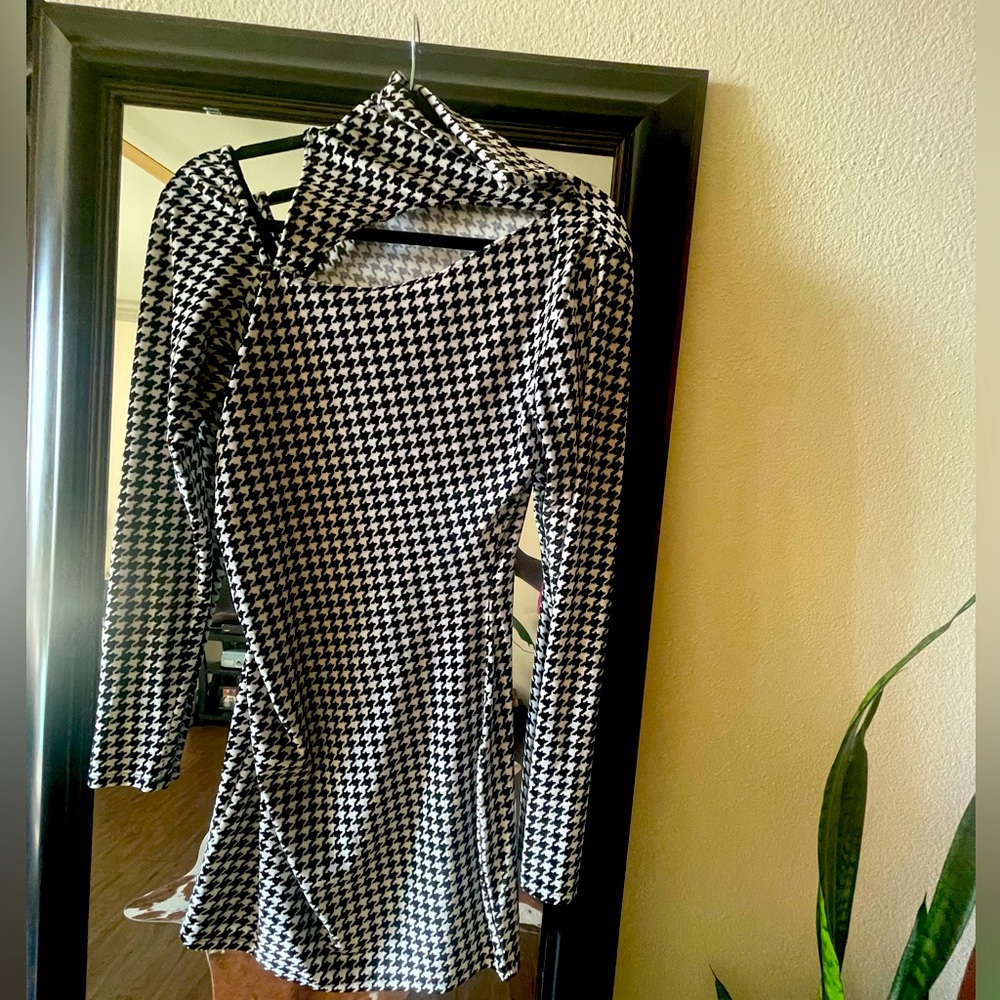 Asymmetrical NAKED wardrobe dress.